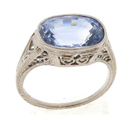 Antique Ceylon Sapphire Ring