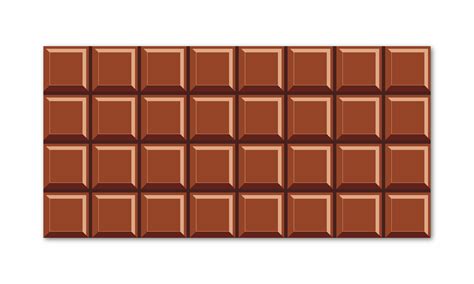 fundo isolado da barra de chocolate ao leite. ilustração vetorial ...