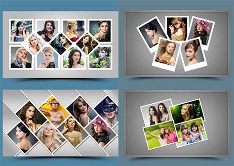 Collaga Photo Template Bundle 2 | Photo collage template, Photoshop collage template, Collage ...