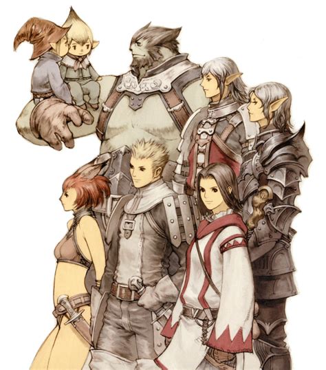 Character Races Art - Final Fantasy XI Art Gallery