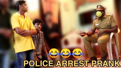 POLICE ARREST PRANK - YouTube