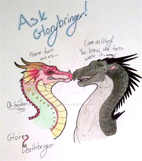 Ask Glory and Deathbringer! (Read Description) by SpudbollerCreations ...