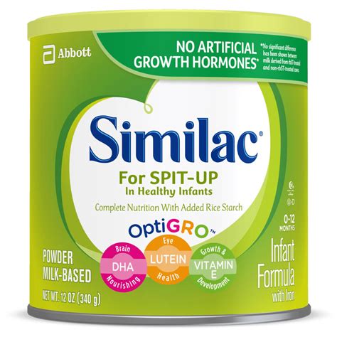 Similac for Spit Up Infant Formula with Iron Powder – 12oz Can – CFF ...