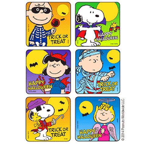 Sticker Pack - Halloween Snoopy Peanuts Gang - 90 ct | Snoopy cartoon ...