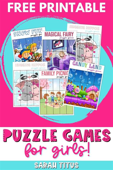 Adorable Artwork Puzzle Games - Printables For Girls To Enjoy ...