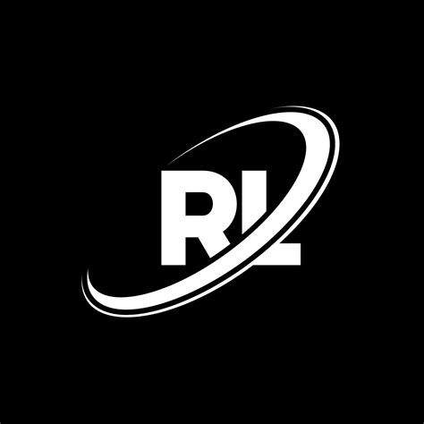 diseño del logotipo de la letra rl rl. letra inicial rl círculo ...