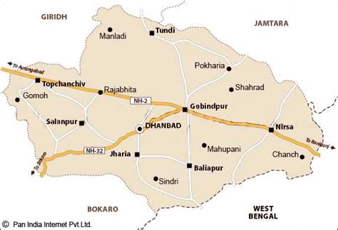 Maps of Dhanbad, Dhanbad Tourist Map, Dhanbad Rail Map