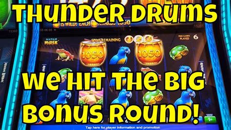 We Play Thunder Drums and Hit The Thunder Prize and Free Games Bonus ...