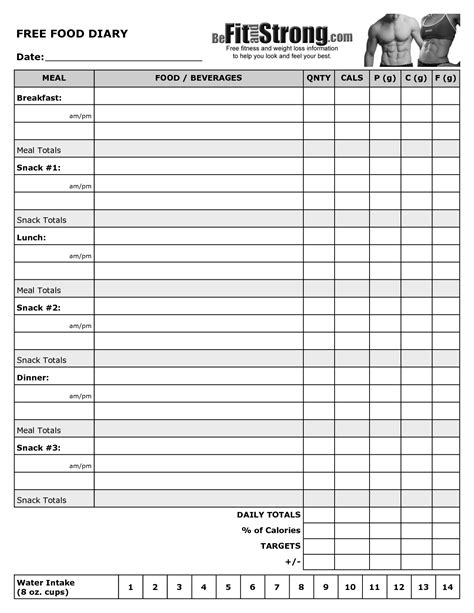 Free Printable Calorie Chart | Free Printable