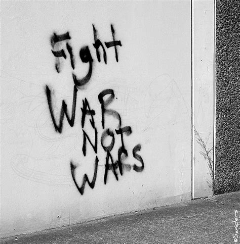 anti war graffiti | NW Portland, 2001. | Randy Sanders | Flickr