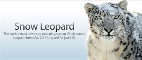 Mac OS X 10.6 'Snow Leopard' available tomorrow $29, resource guide | Stark Insider