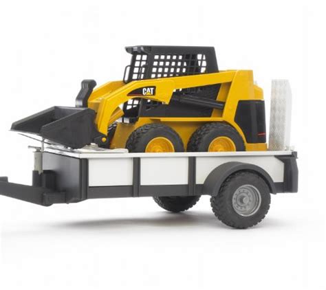 Bruder Jeep Wrangler with Tow Trailer and 02435 Skid Steer Loader Toys ...