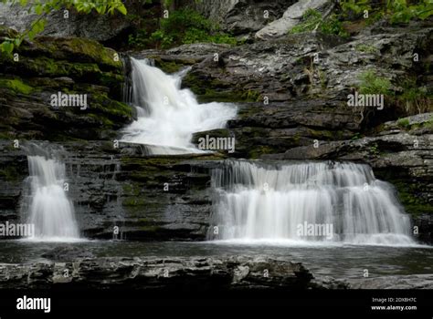 Waterfalls Of The Pocono Mountains Stock Photo - Alamy