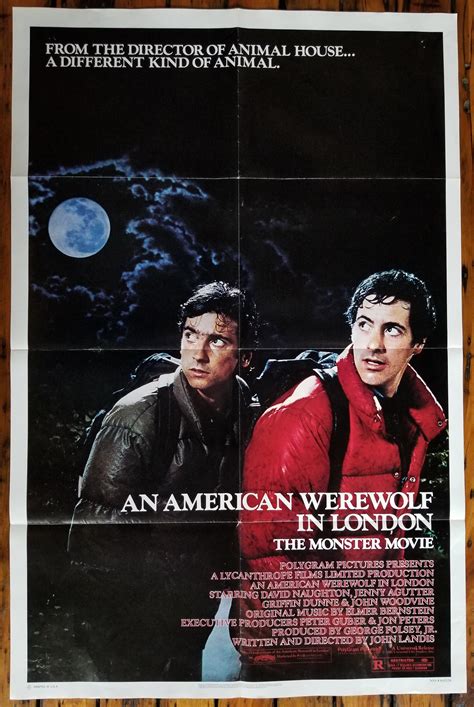 An American Werewolf in London-Rare Original Vintage Poster of | Etsy