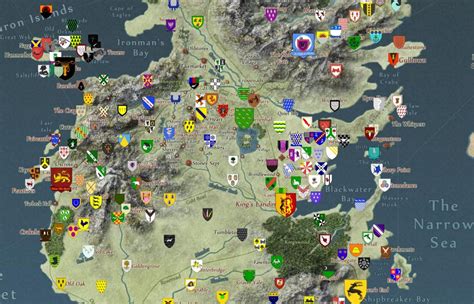 Interactive map of Game of Thrones / Boing Boing