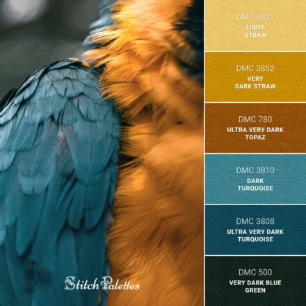 Turquoise Color Chart