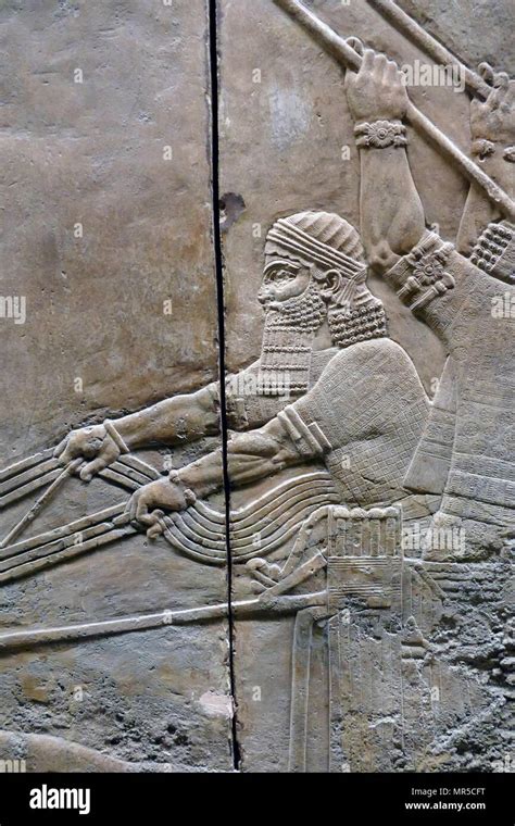 Ashurbanipal lion hunt hi-res stock photography and images - Alamy