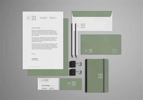 Stationery Branding Mockup (PSD)