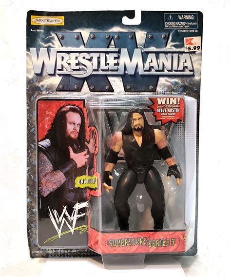 WWF Undertaker Wrestle Mania Superstars Series 7 Action Figure 1998 ...