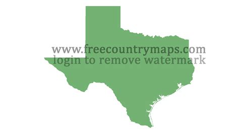Texas Free Map Free Blank Map Free Outline Map Free B - vrogue.co