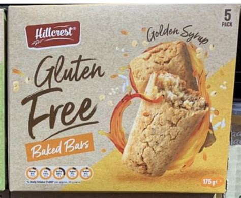 Hillcrest Gluten Free Baked Bars Golden Syrup 5 pack – Gluten Free Products of Australia