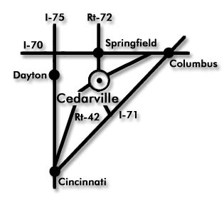 Map to Cedarville | Cedarville University