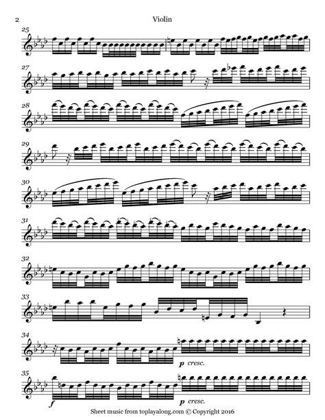 Vivaldi - Winter (I. Allegro) from The Four Seasons | Free sheet music ...