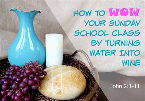 Easy Breezy Sunday School: Jesus turns water into wine