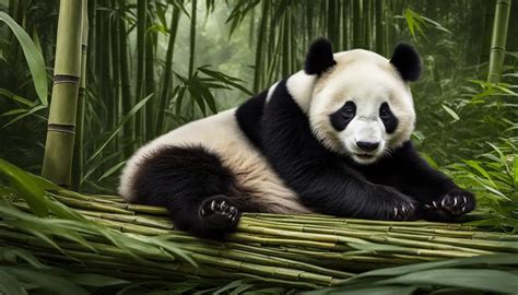 What is the process of giant panda birth and raising cubs?