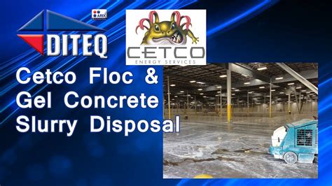 Cetco Floc & Gel Concrete Slurry Disposal - YouTube