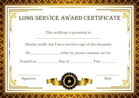 10 Customer Service Award Certificate ideas | award certificate ...