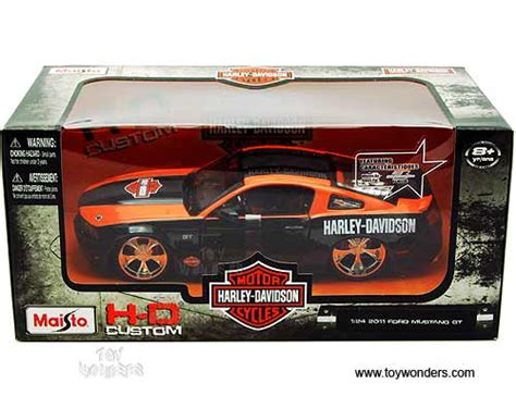 2011 Ford Mustang GT Hard Top Harley-Davidson 32170BO 1/24 scale Maisto ...