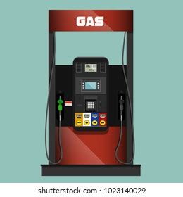 Gas Pump Illustration Stock Vector (Royalty Free) 1023140029 | Shutterstock