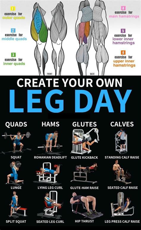 Build Bulging Bigger Legs Fast With This Workout - GymGuider.com | Weight training workouts, Leg ...