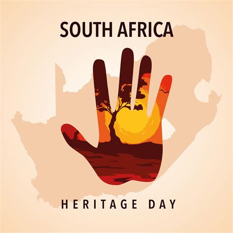 South Africa heritage day, poster 2683342 Vector Art at Vecteezy