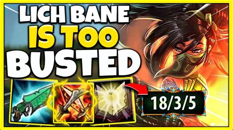 LICH BANE AKALI CAN ONE-SHOT ANYTHING! (ABSURD DAMAGE BOOST ...