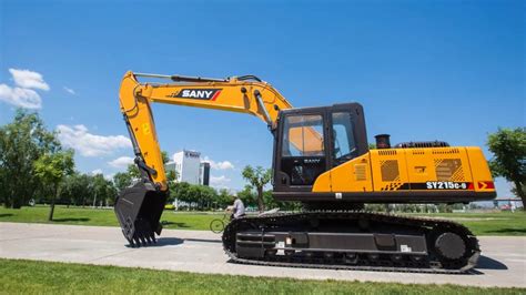 SANY 215 Excavator - YouTube