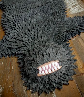 If It's Hip, It's Here (Archives): New Monster Skin Rug, now in Grey, from Longoland.