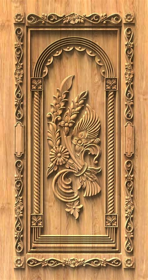 #Artcam #Designs #door Wood Carving Design's - Wood Carving Designs | Door design photos, Door ...