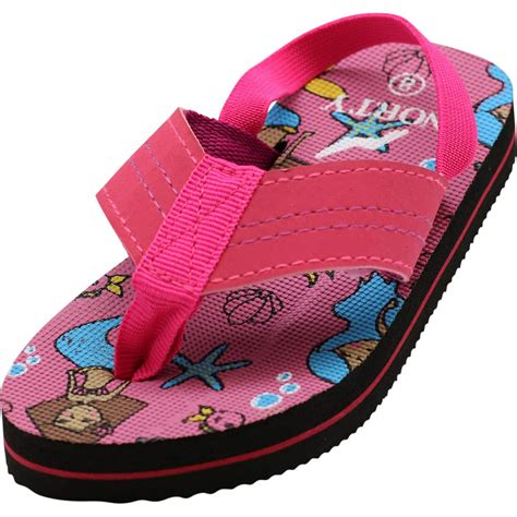 NORTY - Norty Toddler Flip Flops for Kids Baby Boys Girls Elastic Slingback Flat Sandal 41058 ...