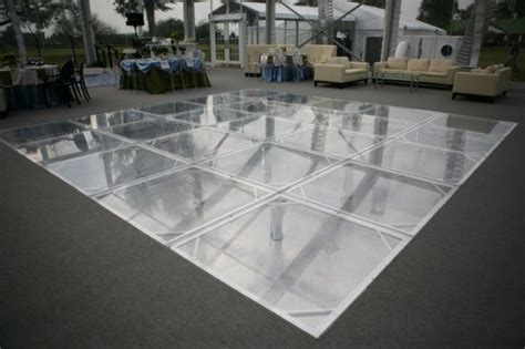 Stunning Clear Acrylic Flooring for Second Tier Deck