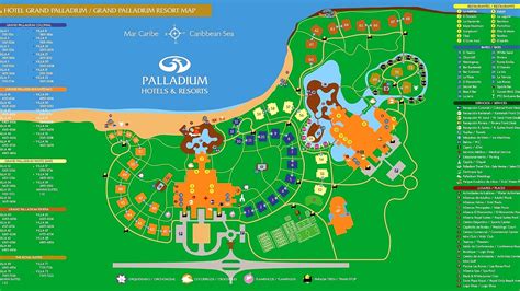 Grand Palladium Princess Resort Map