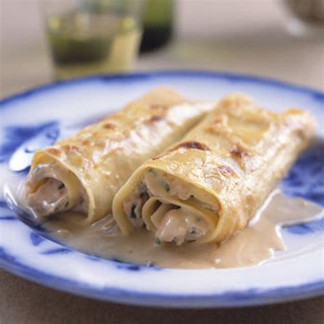 Seafood Cannelloni recipe | Epicurious.com