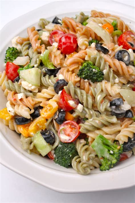 The Best Creamy Italian Pasta Salad | I Heart Recipes