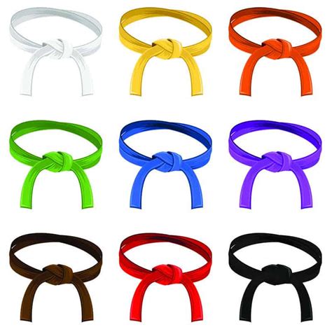 Karate Belts Colours In Order