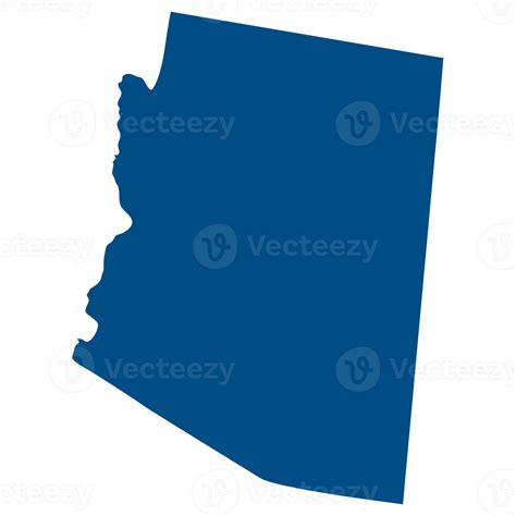 Arizona state map. US state of Arizona map. 35866232 PNG