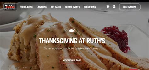 100+ Restaurants Open Near You Thanksgiving 2021 | Travellers Quest | Thanksgiving, Steak and ...