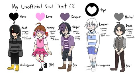 Undertale - Soul OCs by FukurouZ on DeviantArt