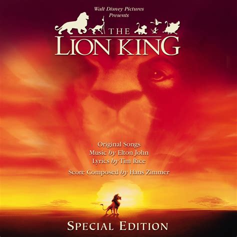 Various Artists - The Lion King (Special Edition) [Original Soundtrack ...