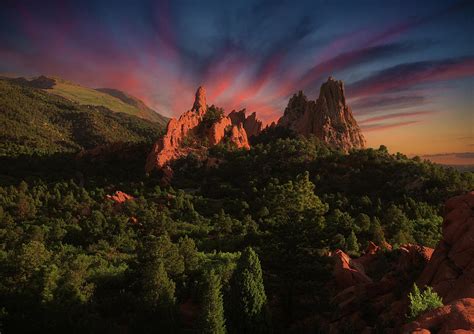 Garden Of The Gods Surreal Sunrise Photograph by Dan Sproul - Fine Art ...